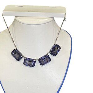 Crystallized by Swarovski Purple Stone Necklace